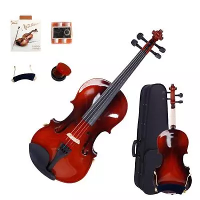 Glarry 3/4 GV100 Acoustic Violin Fiddle With Case For School Beginner • $44.59