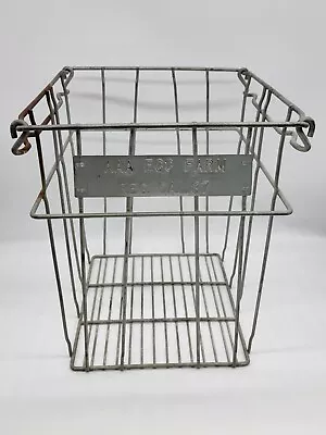 Vintage Industrial AAA Egg Farm Metal Egg Crate • $49.95