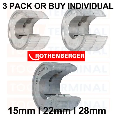 Rothenberger Pro Pipe Slice Copper Tube Cutter 15mm 22mm 28mm 88801 88802 88812 • £5.99