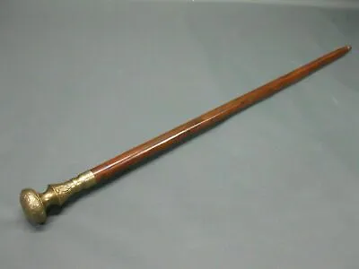 New Solid Antique Solid Brass Handle Wooden Walking Stick Cane Vintage Designer • $38.22