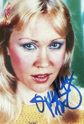 AGNETHA FALTSKOG (ABBA) Signed Photograph - Swedish Pop Star - Preprint • £5.99