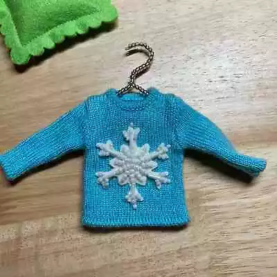 Michael Simon Ornament Light Blue Sweater W/ Snowflake. Pre-Owned • $50