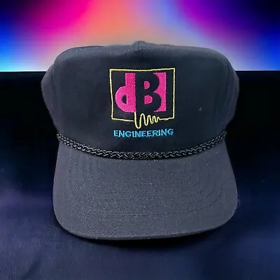 Vintage DB Engineering Rope Snapback Trucker Hat Cap • $14.99