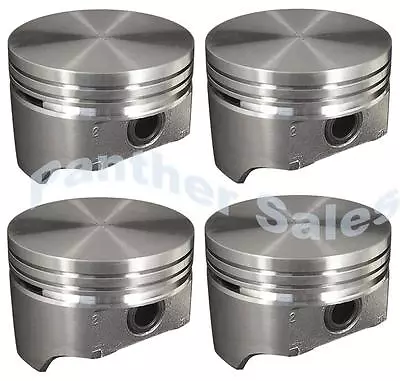 Mercury Mercruiser 140 Chevy Marine 3.0 3.0L 181 Flat Top Pistons Set Of 4 STD • $165.98