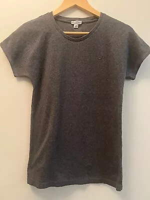 Country Road Women's Dark Grey Ribbed T-Shirt (Size XS) • $24