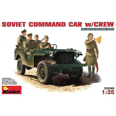 £26.89 • Buy Soviet Command Car With Crew WWII 1/35 Scale Plastic Model Kit MiniArt 35048