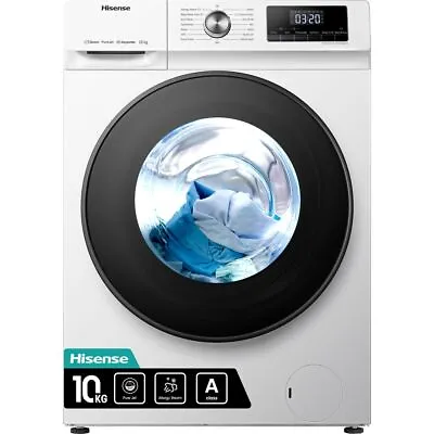 £389 • Buy Hisense WFQA1014EVJM 10Kg Washing Machine 1400 RPM A Rated White 1400 RPM