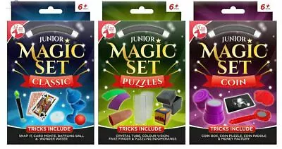 Junior Ultimate Magic Show With Amazing Tricks Kids Magician Full Set Cards Coin • £8.99