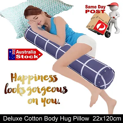 Luxury Long Body Hug Pillow Bedding Bed Sofa Cushion Pregnancy Bolster Nursing C • $16.90