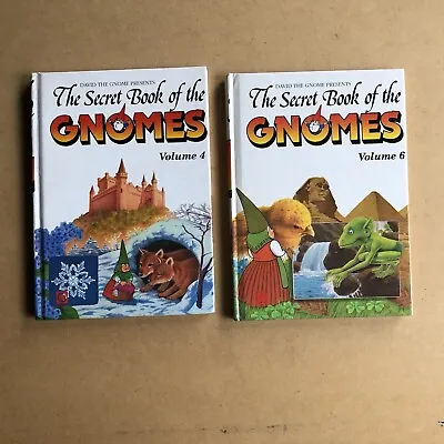 David The Gnome The Secret Book Of Gnomes  Children's Fantasy 2 Hardcover Books • £11.46