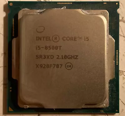 Intel Core I5-8500T 2.10-3.50GHz 6-Core LGA 1151 9MB 8GT/s CPU Processor SR3XD  • $53.95