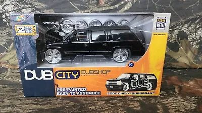 Jada Dub City 1:24 2000 Chevy Suburban Diecast Model Dubshop Spintek Giovanna B9 • $64.99