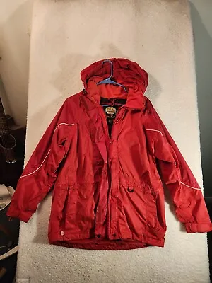Cabellas Outdoor Gear Men's Medium Reg Red Dry Plus Jacket Removable Hood • $29.99