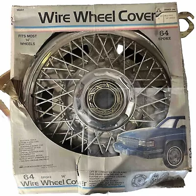 64 Spoke Wire Wheel Cover Hub Cap 14” Inch • $79.99