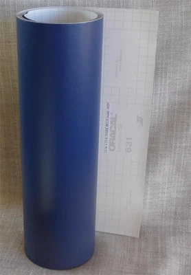 $12.99 • Buy Oracal 631 Matte Dark BLUE Removable Vinyl 12  X 300  Roll #050 EZ Remove 25 Ft.
