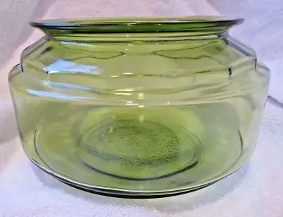 Vintage Olive Green Glass Fish Turtle Bowl Mid Century Modern • $30