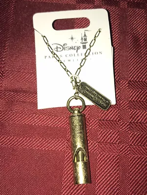 Disney Parks Mickey And Minnies Runaway Railway Train Whistle Necklace New • $44.99