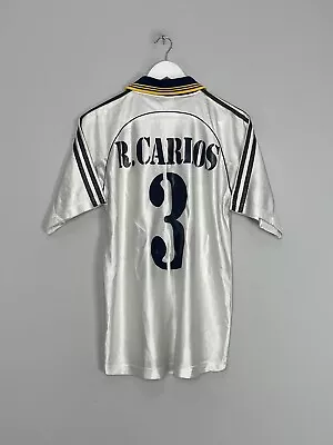 Real Madrid 1998 Home R. CARLOS #3 Retro Men's Vintage Jersey ROBERTO CARLOS • $65.39