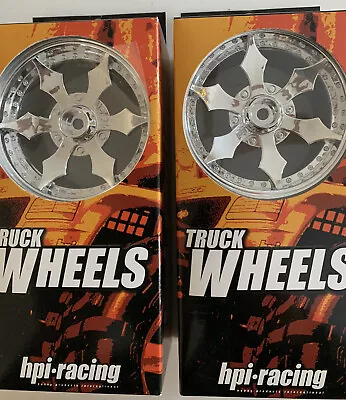 $22.16 • Buy Hpi 3182 SPIKE MONSTER Wheels(4) 83x56mm/2pieces)Fits 14mm Hex 3.2 Savage /Tmaxx