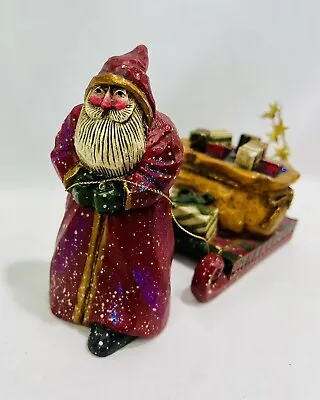 Pam Schifferl Santa Claus Pulls Christmas Presents Gifts Midwest Of Cannon Falls • $36