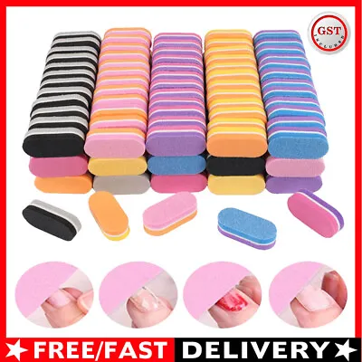 Upto 20pcs Nail File Buffer Block Sanding Sponge Acrylic Nail Art Buffing Block • $3.84