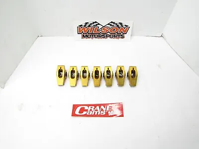 7 Crane Cams Aluminum Roller Rocker Arms 1.55 Sb Chevy Imca Ump Dragrace • $75