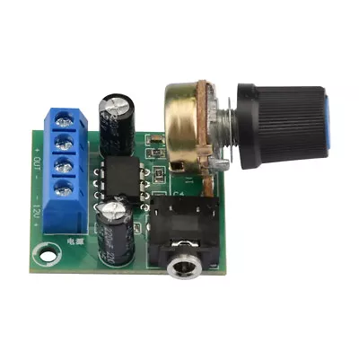 LM386 Audio Amplifier Control Board Mono 3.5mm DC 3-12V 10W Volume Control -UK • £4.88