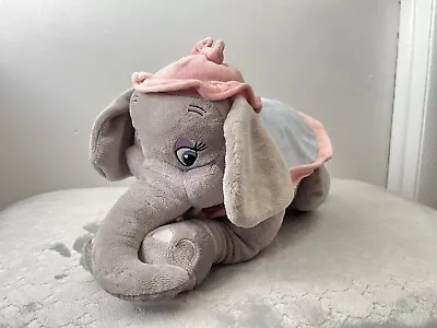 Mrs Jumbo Dumbo's Mom Elephant Plush Toy Stuffed Animal Disney Parks 14  Laying • $22.95