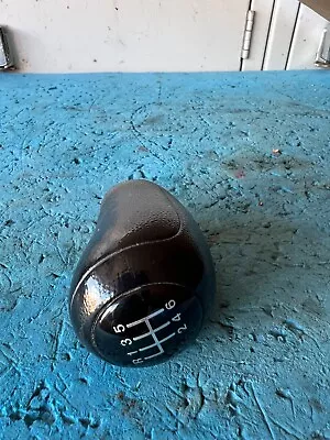 Oem 09-13 Mazda 3 Bl 6 Speed Manual Leather Gear Knob Shift Shifter • $95