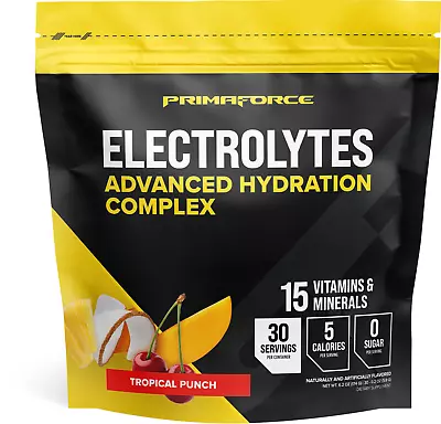 PrimaForce Electrolytes Hydration Complex Packets (30 Servings) (Tropical Punch) • $19.58