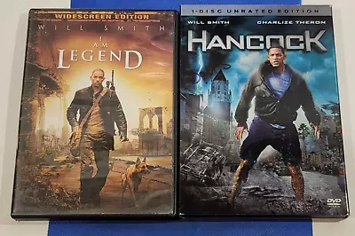 I Am Legend Hancock DVD Will Smith Double Feature • $2.31