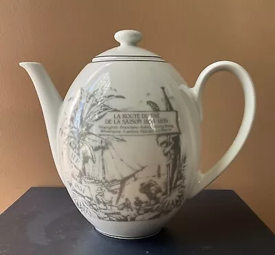 Mariage Freres Porcelain  Retro  Saison Du The Teapot. Excellent Used Condition. • $67