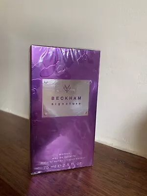 New Boxed & Sealed Beckham Signature Women Eau De Toilette Spray 75ml • £129.99