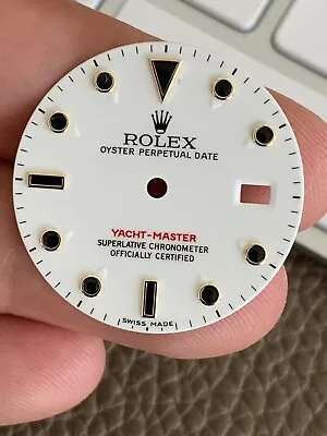 Rolex Yacht-Master White Dial Onyx For 40mm Watch With Hands Yachtmaster • $1500