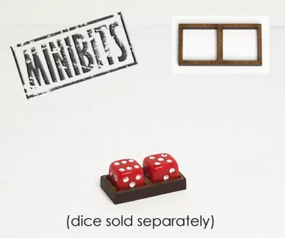 Wargames Hit Marker MDF Dice Frames - Double Frames - Various Sizes • £1.30