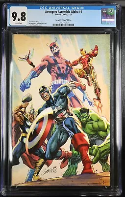 Avengers Assemble Alpha #1 J Scott Campbell 1:100 Variant Cgc 9.8 • $149.99