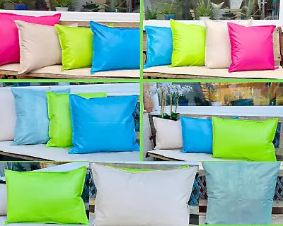 Waterproof Cushion Cover Furniture Outdoor Patio Garden • £7.99