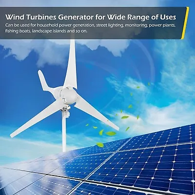 400W Wind Turbine Generator 3 Blades Charger Controller Windmill Power DC 12V • $145.99