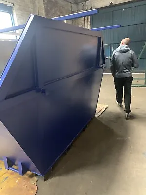 12 Yard Open Flat Top Skips Brand New Painted Your Colour In Stock Now • £1400