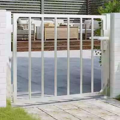 Garden Gate Locking Fence Entrance Barrier Patio Outdoor Stainless Steel VidaXL  • $143.99