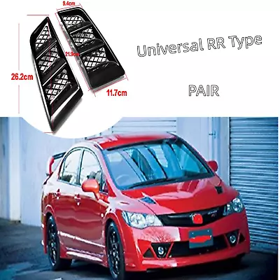 2PCS ABS Universal RR Type Hood Vents Scoop Bonnet Air Vents Air Flow Vent Duct • $57.32