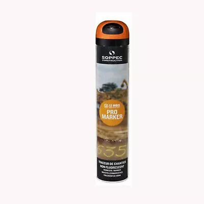 £32.19 • Buy 6x Soppec Orange Temporary Promarker Line Marking Construction Spray Paint 750ml