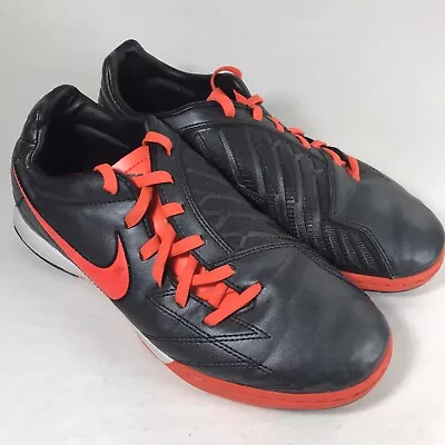 Nike Mens T90 Soccer Shoes 6.5 Football Assoc Cleats 472560-088 Black Orange • $25.95