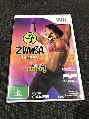 Zumba Fitness- Nintendo Wii Game Complete Good Condition • $6.75