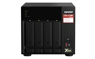 QNAP TS-473A-8G SAN/NAS Storage System - AMD Ryzen V1500B Quad-core (4 Core) • $846.37