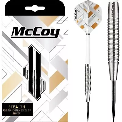 £31.95 • Buy McCOY STEALTH 90% TUNGSTEN DARTS SET 25g + FREE WALLET