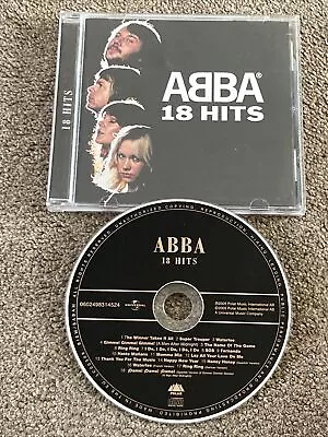 ABBA 18 Hits CD Super Trouper Waterloo Mamma Mia The Winner Takes It All SOS • £0.99