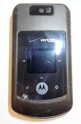 Motorola MOTO W755 - Slate Black ( Verizon ) Cellular Flip Phone - READ • $7.64