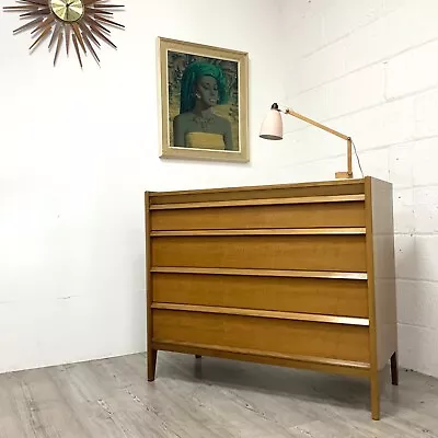 £545 • Buy Large Walnut Tallboy Drawers Sideboard By A Younger Designed By John Herbert