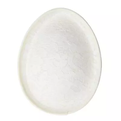 White Beige Lace Teardrop Base For Diy  Fascinator Women Hat Setting • £6.54